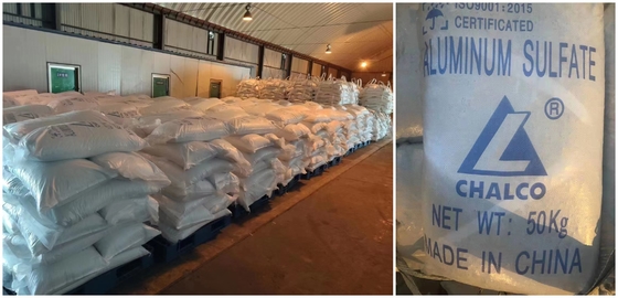 AL203 15.8% Non Iron Aluminium Sulfate Powder Water Treatment Chemicals